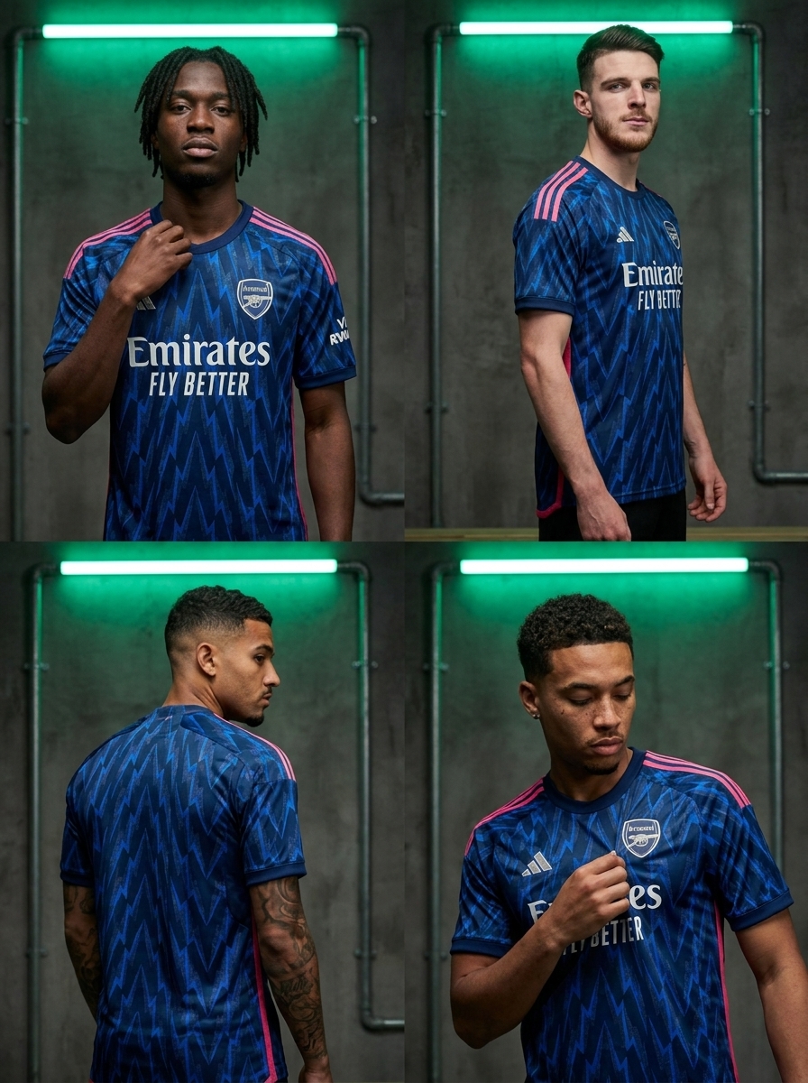 camisa do arsenal azul