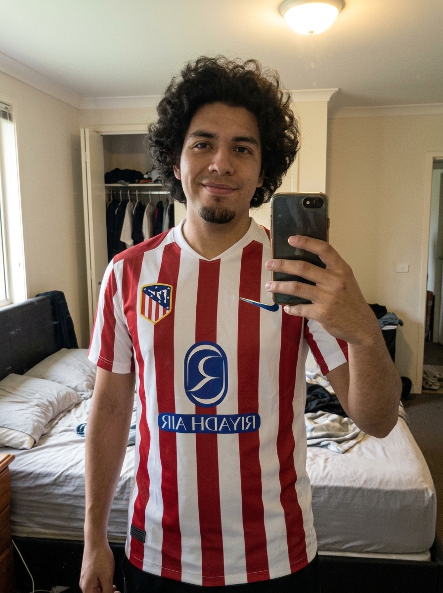 camisa atletico de madrid - depoimento real de cliente 3