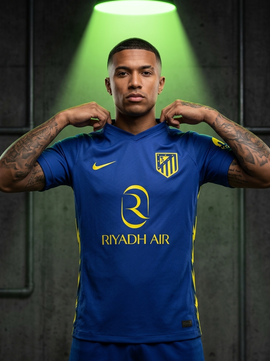 camisa atletico de madrid azul