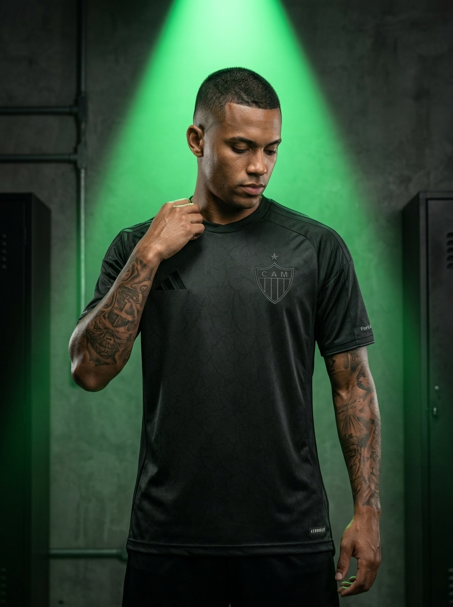 camisa do galo preta