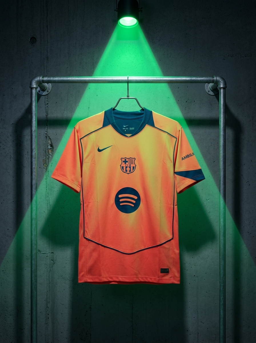 camisa barcelona laranja
