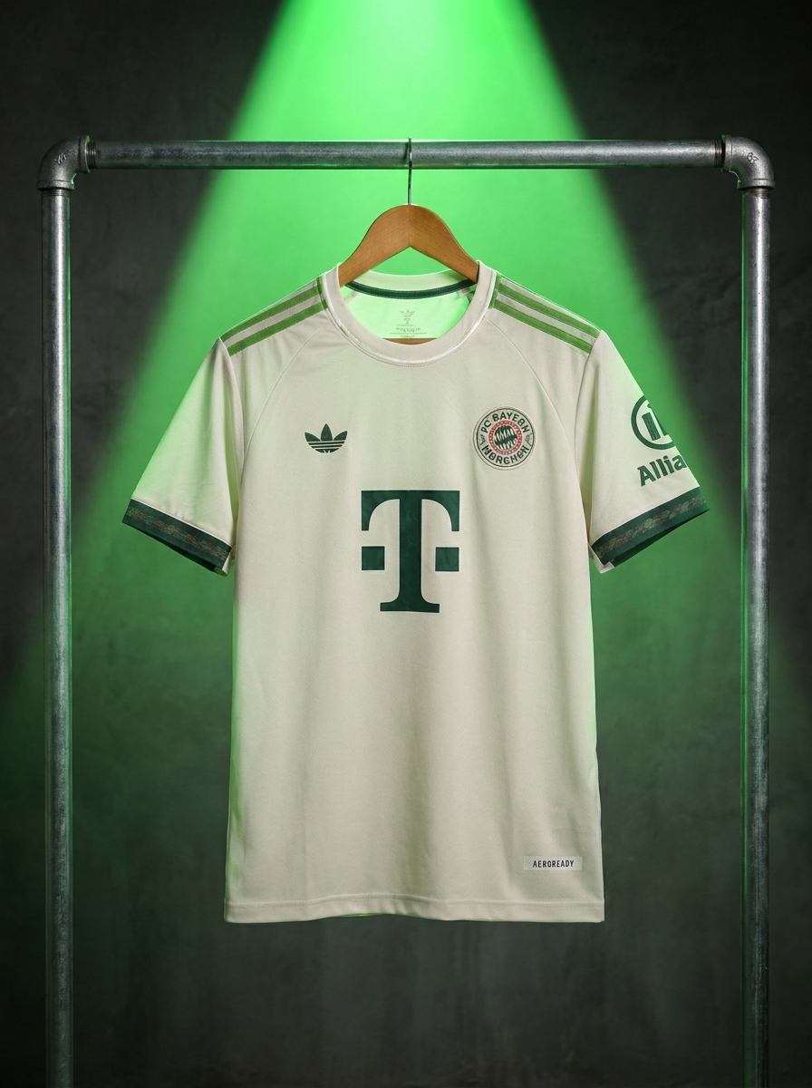 camisa bayern de munique branca 25/26