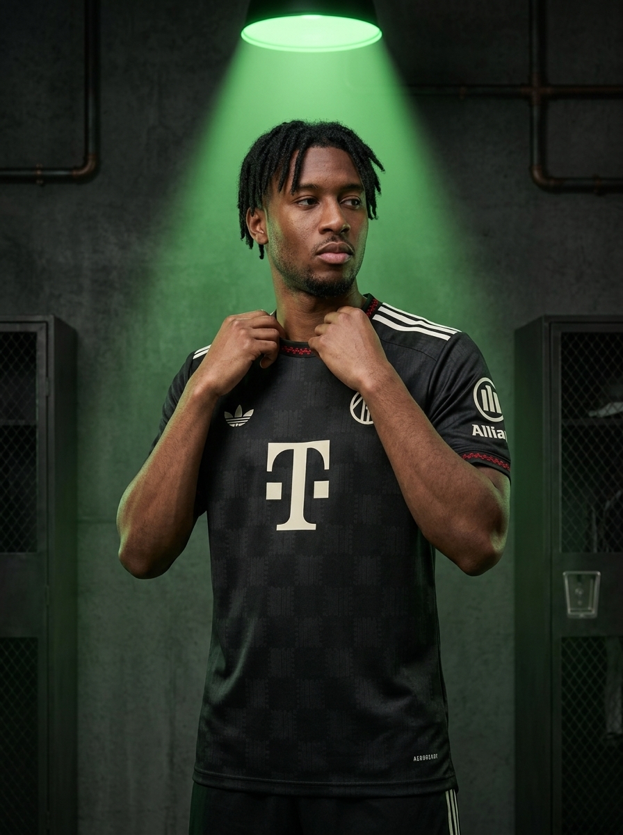 camisa do bayern de munique preta