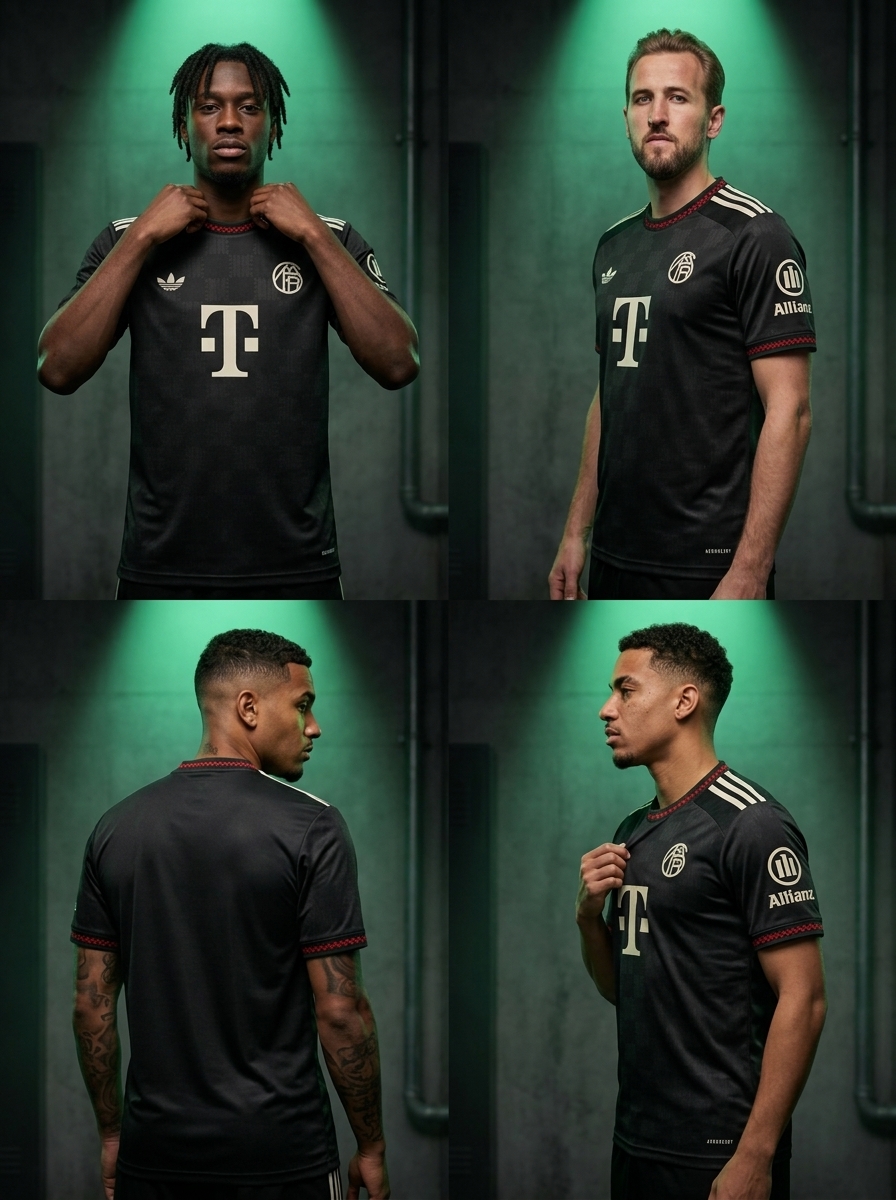 camisa preta do bayern de munique