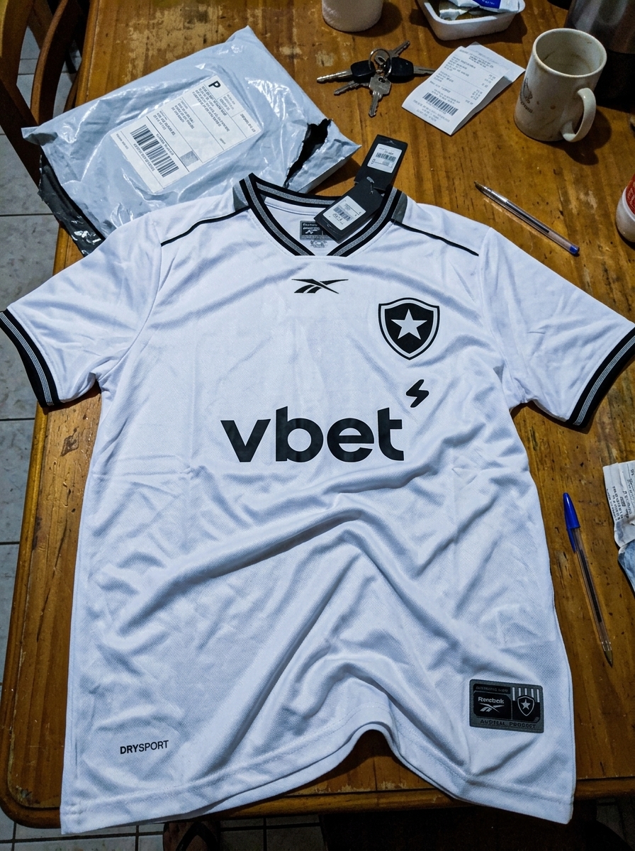 camisa botafogo branca 2025 - depoimento real de cliente 4