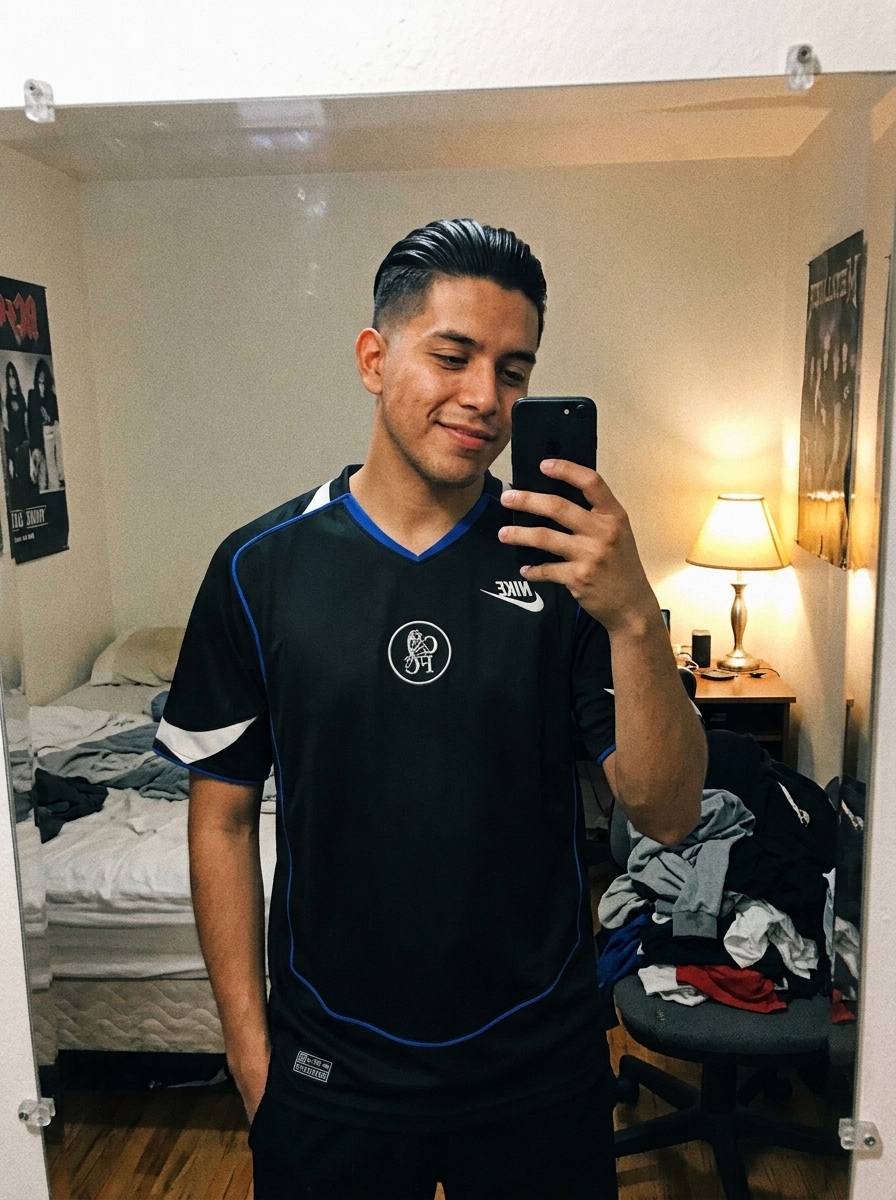 camisa chelsea 25/26 preta - depoimento real de cliente 2