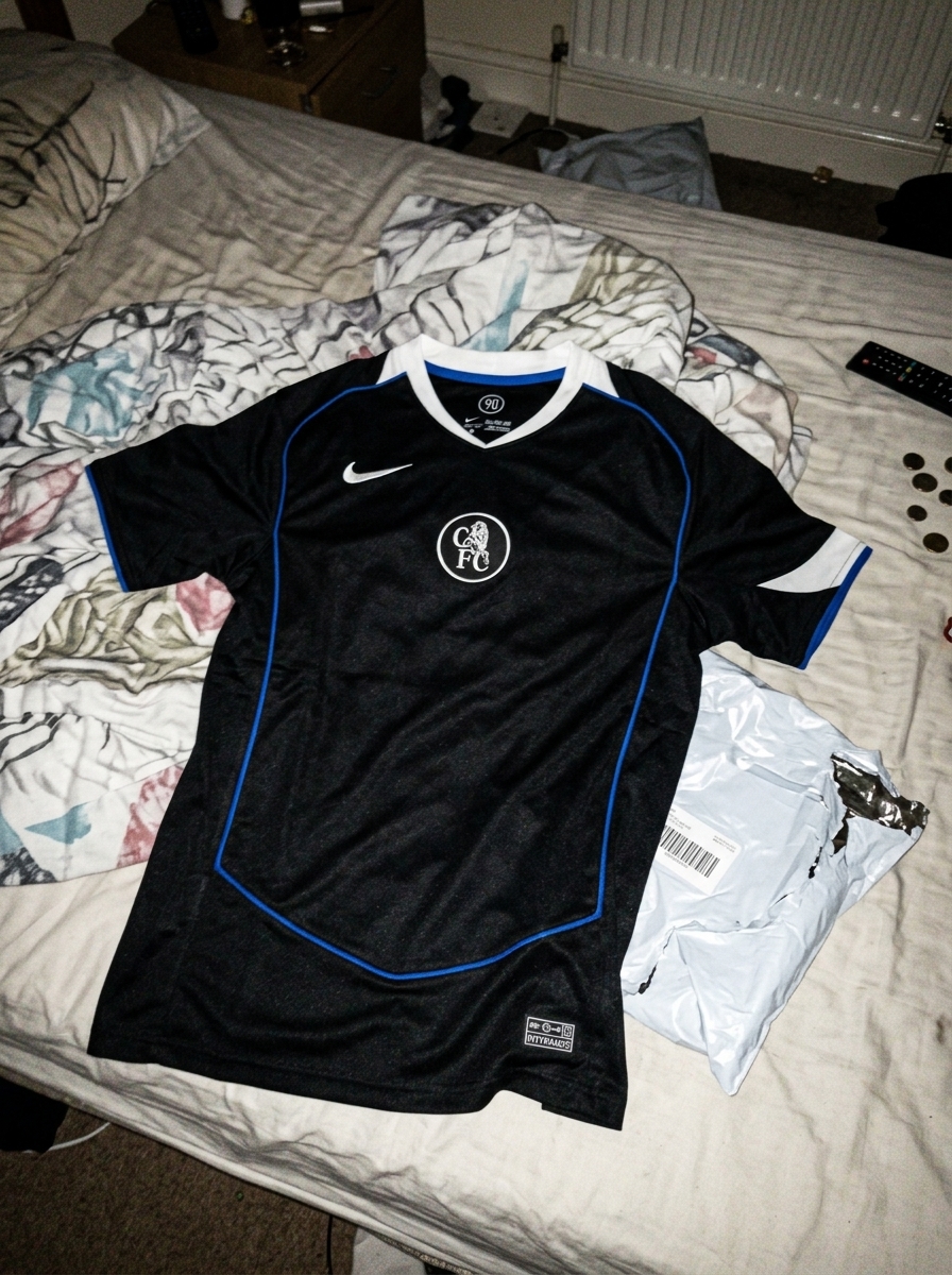 camisa chelsea 25/26 preta - depoimento real de cliente 3
