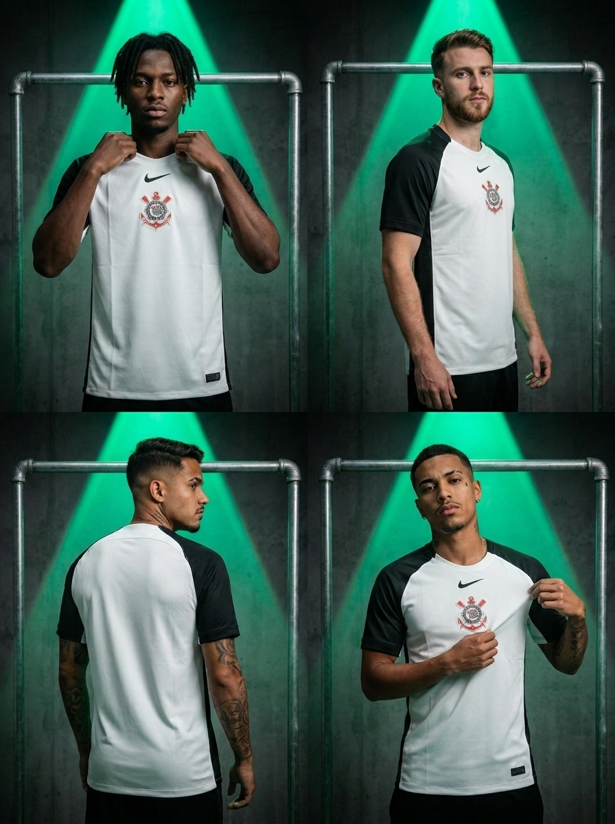 camisa branca do corinthians