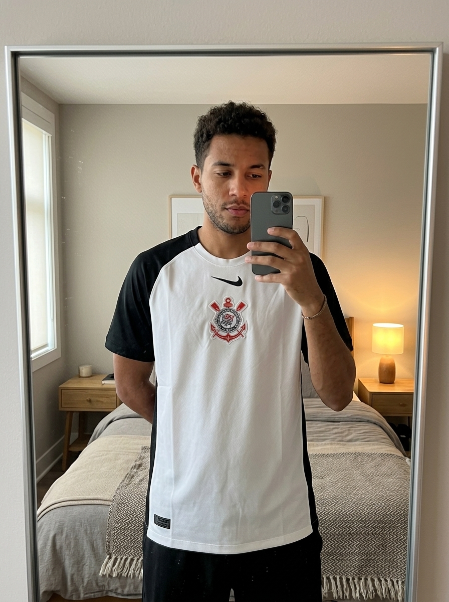 camisa do corinthians branca - depoimento real de cliente 1