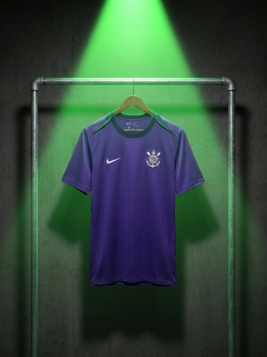 camisa corinthians roxa