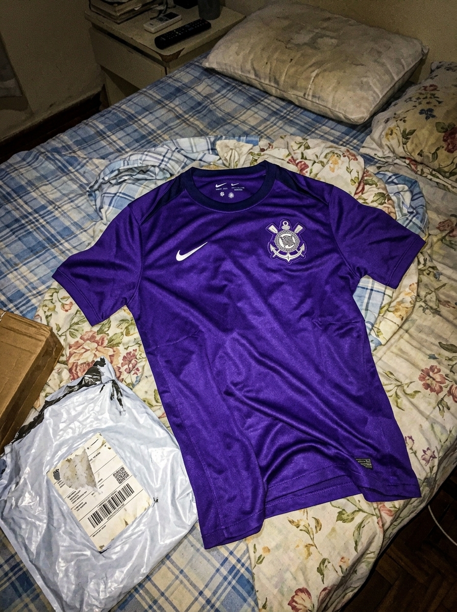 camisa corinthians roxa - depoimento real de cliente 4