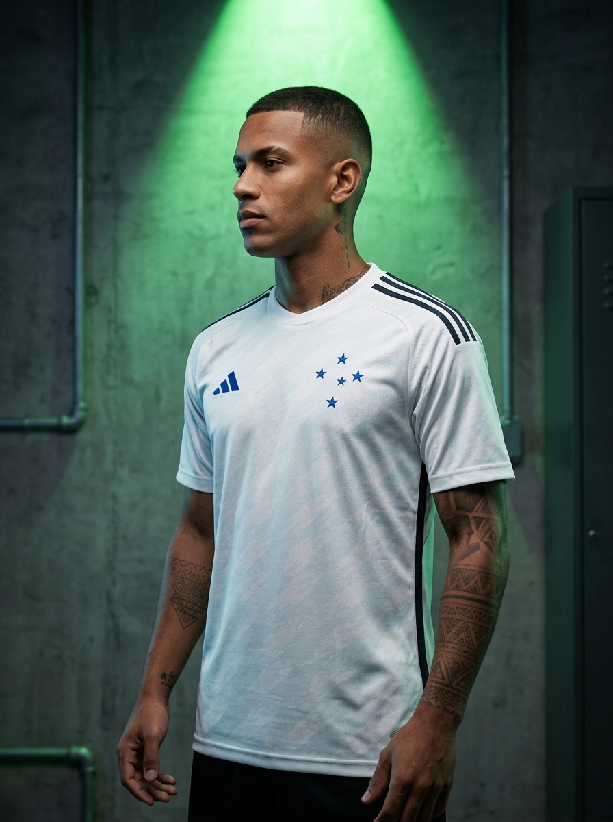 camisa branca do cruzeiro