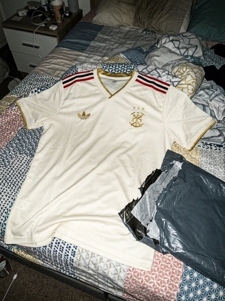 camisa do flamengo retro branca - depoimento real de cliente 1