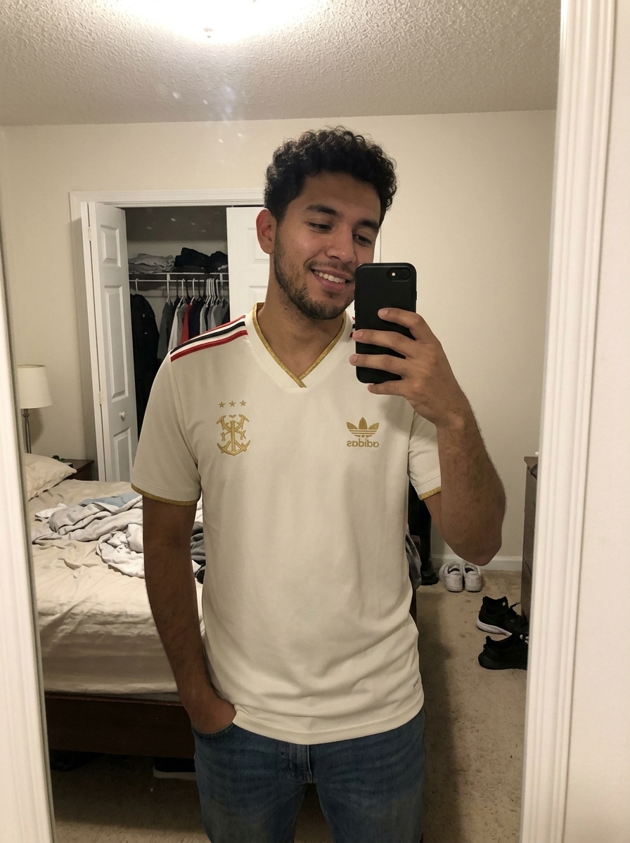 camisa do flamengo retro branca - depoimento real de cliente 3
