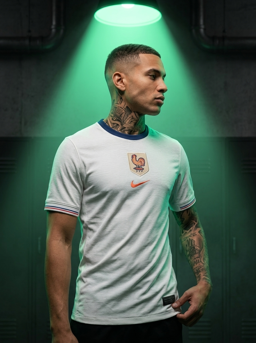 camisa branca da frança