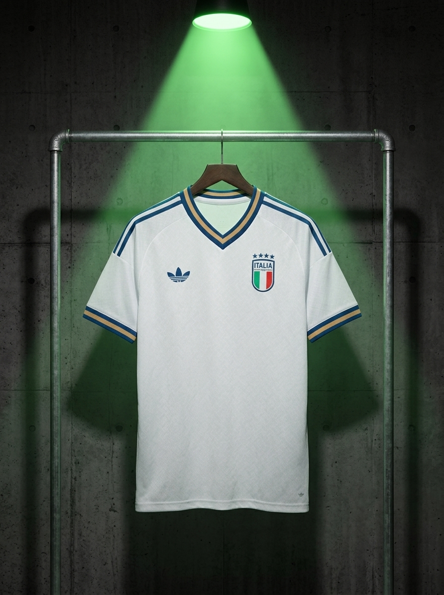 camisa italia branca