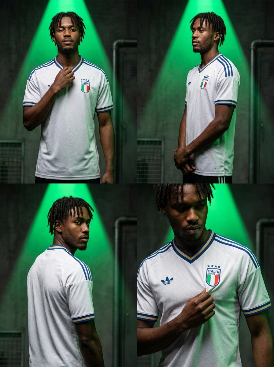 camisa da seleção da italia branca