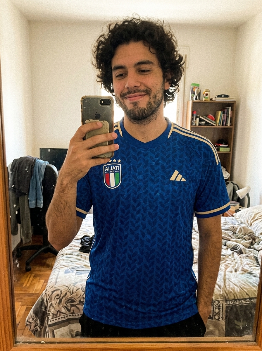 camisa italia 2026 - depoimento real de cliente 4