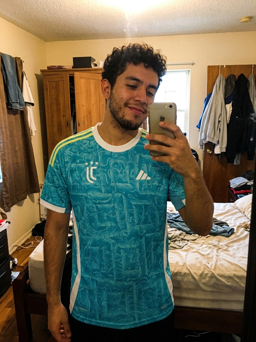 camisa juventus azul - depoimento real de cliente 3