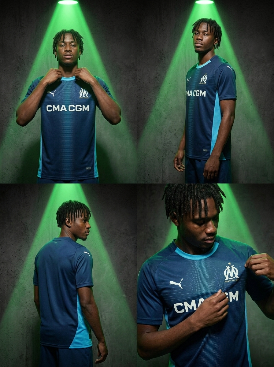 camisa do olympique de marseille