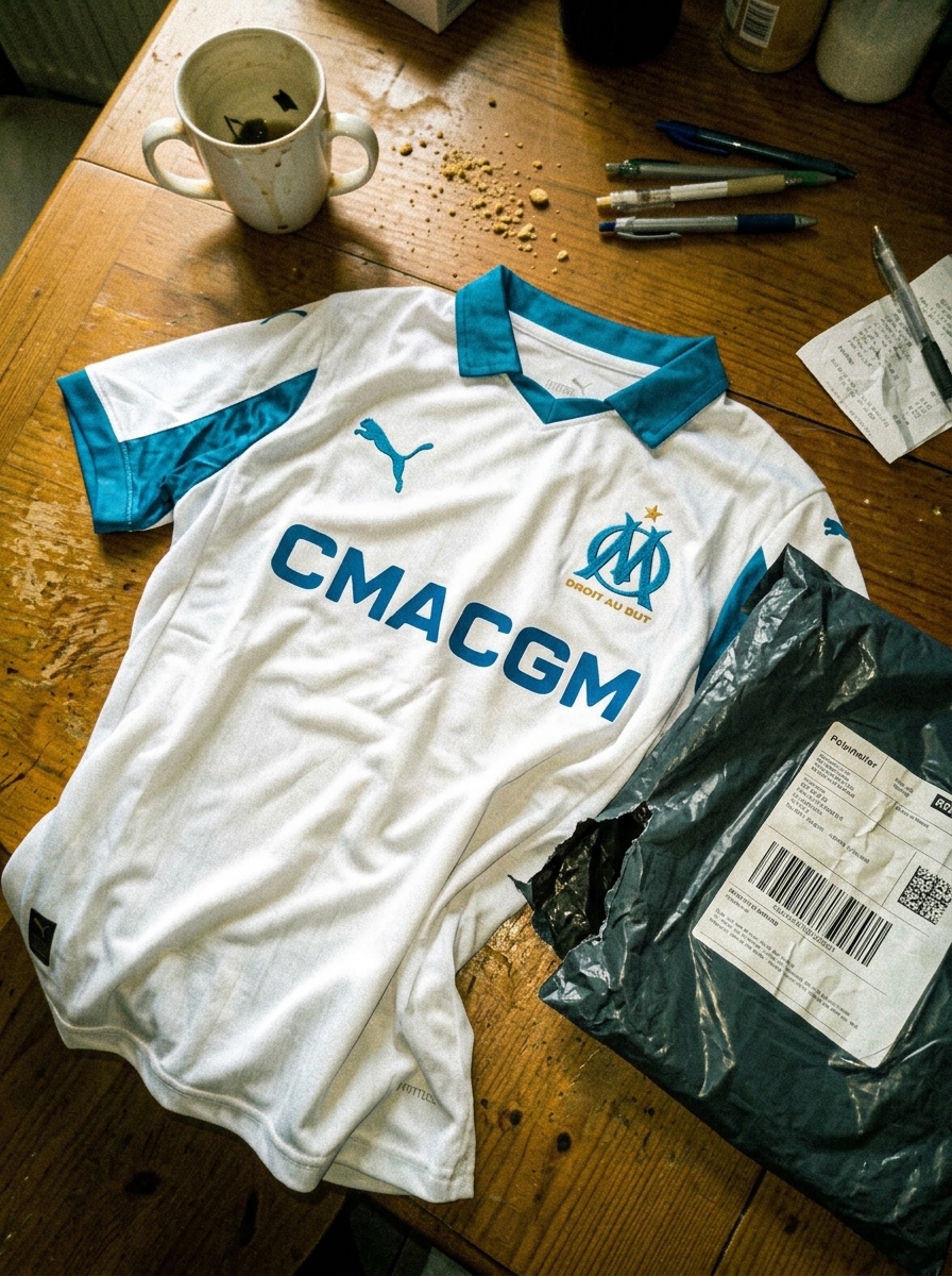 camisa olympique de marseille - depoimento real de cliente 1