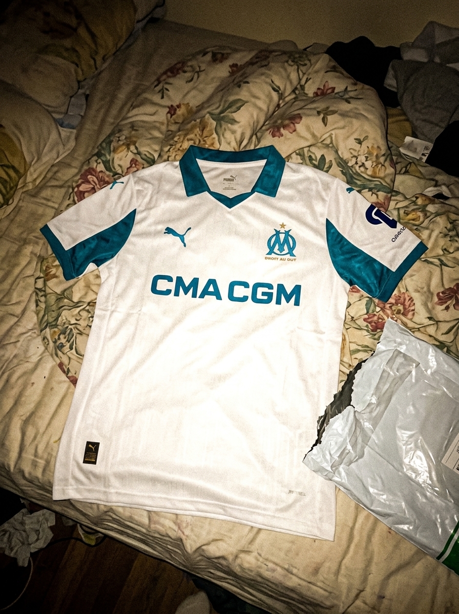 camisa olympique de marseille - depoimento real de cliente 2