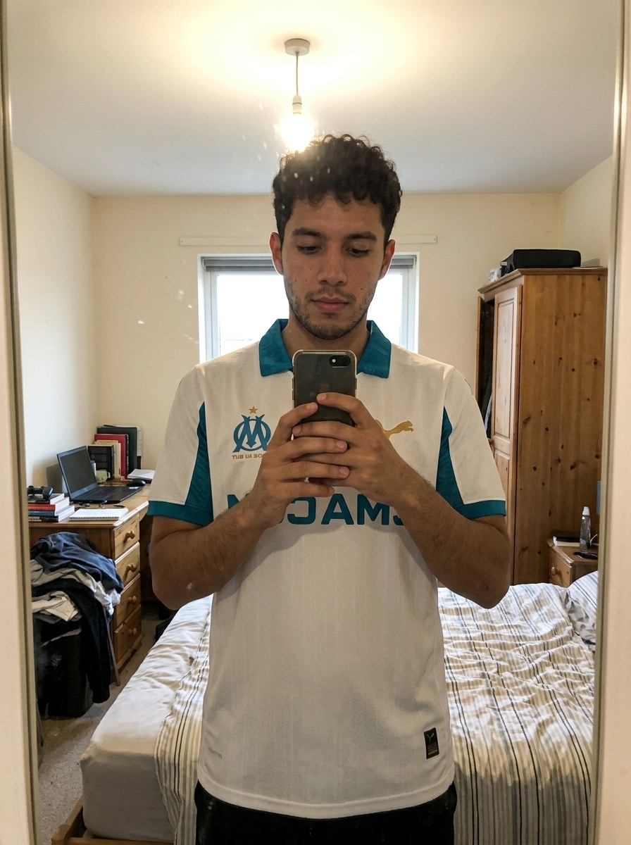 camisa olympique de marseille - depoimento real de cliente 3
