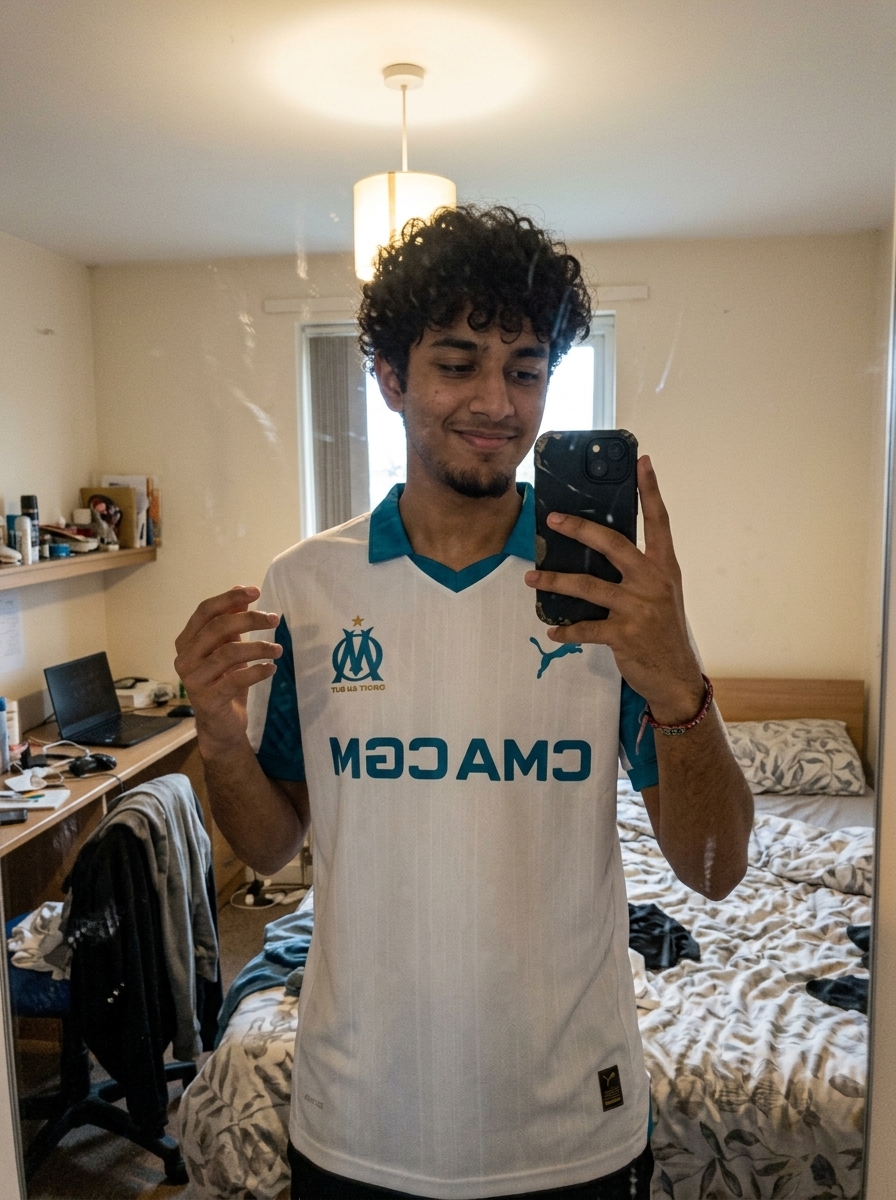 camisa olympique de marseille - depoimento real de cliente 4