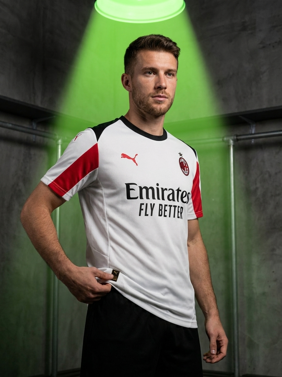 camisa do milan branca