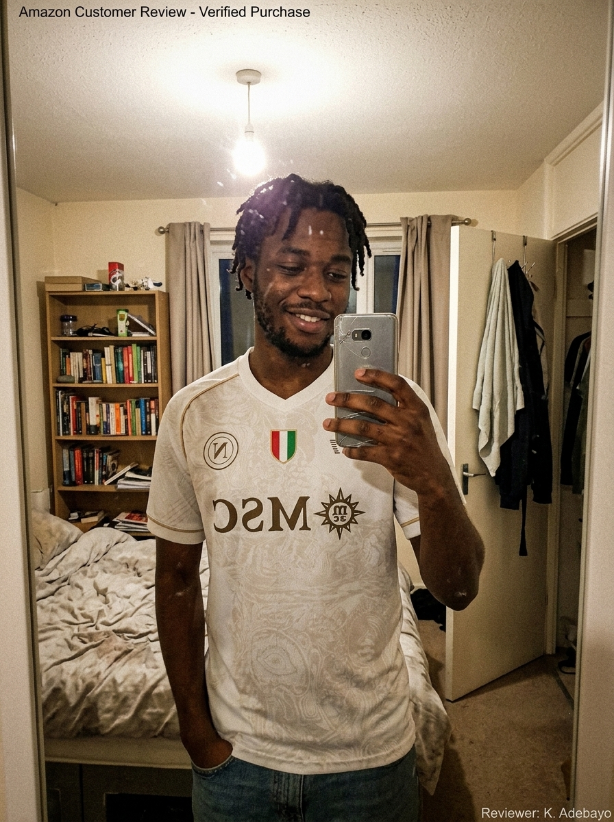 camisa napoli 25/26 - depoimento real de cliente 1