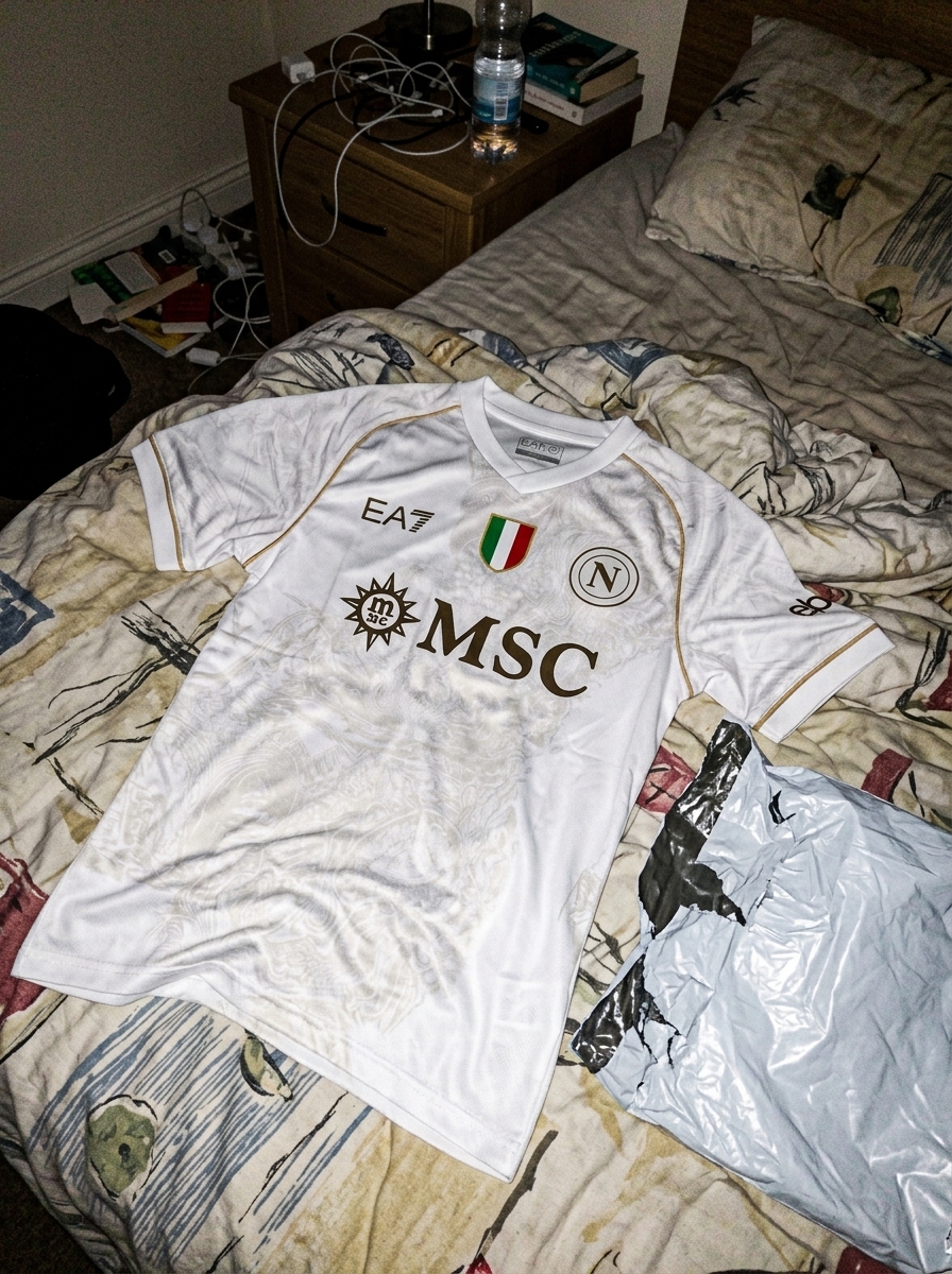 camisa napoli 25/26 - depoimento real de cliente 2