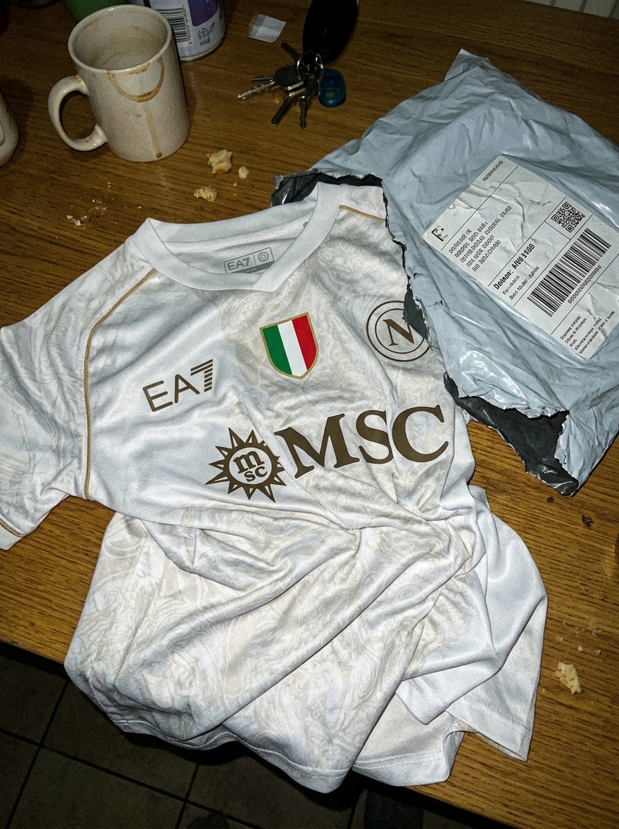 camisa napoli 25/26 - depoimento real de cliente 3