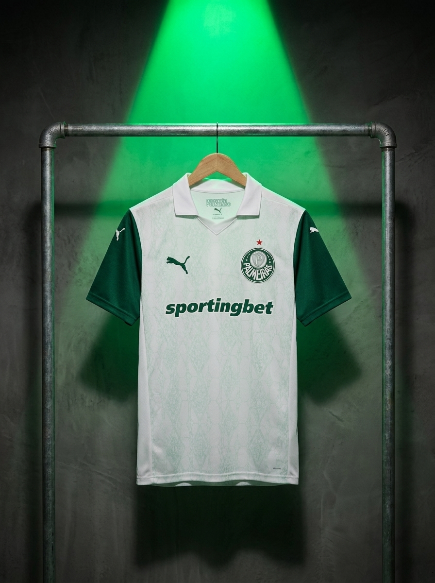 camisa branca palmeiras 2025