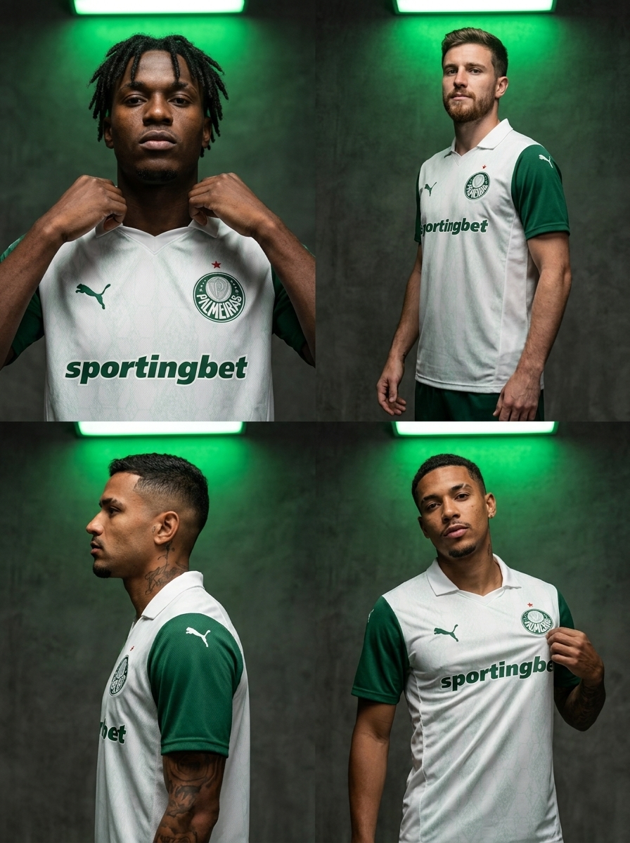 camisa branca do palmeiras