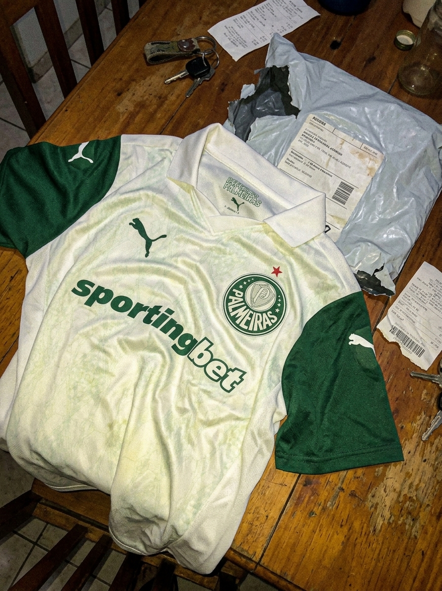 camisa branca palmeiras 2025 - depoimento real de cliente 1