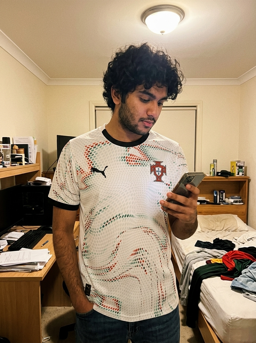 camisa portugal branca - depoimento real de cliente 3