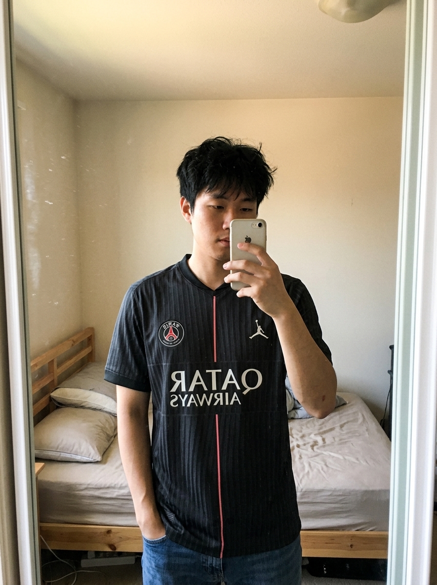 camisa psg preta - depoimento real de cliente 3
