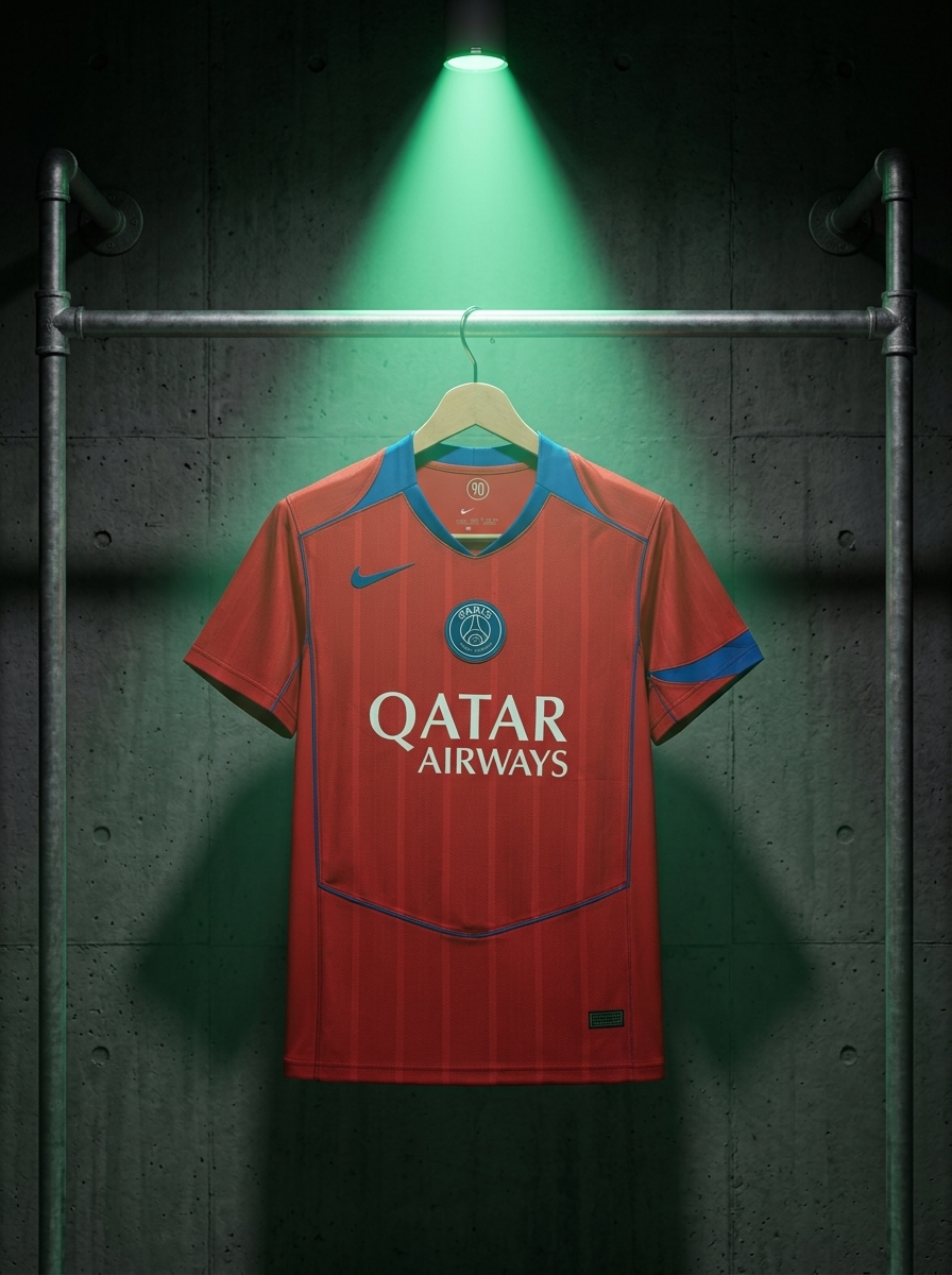 camisa vermelha do PSG