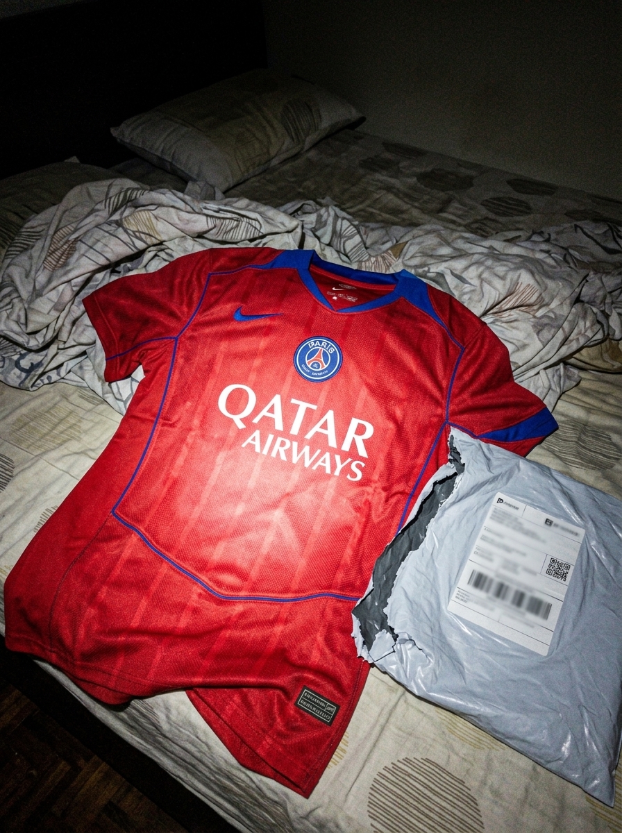 camisa vermelha do PSG - depoimento real de cliente 1