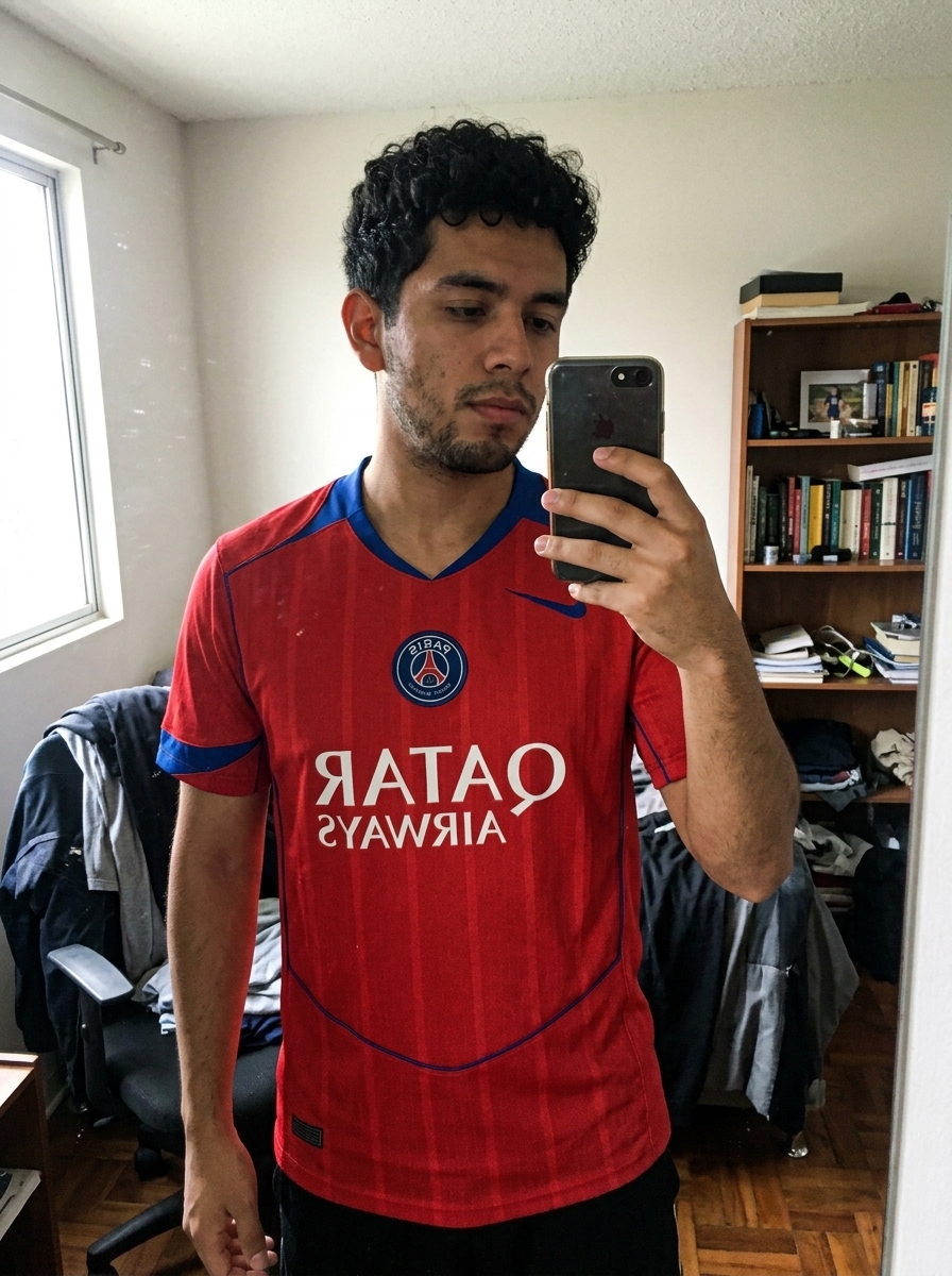 camisa vermelha do PSG - depoimento real de cliente 3