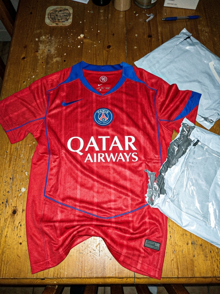 camisa vermelha do PSG - depoimento real de cliente 4