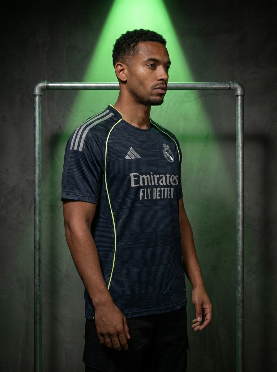 camisa azul do real madrid