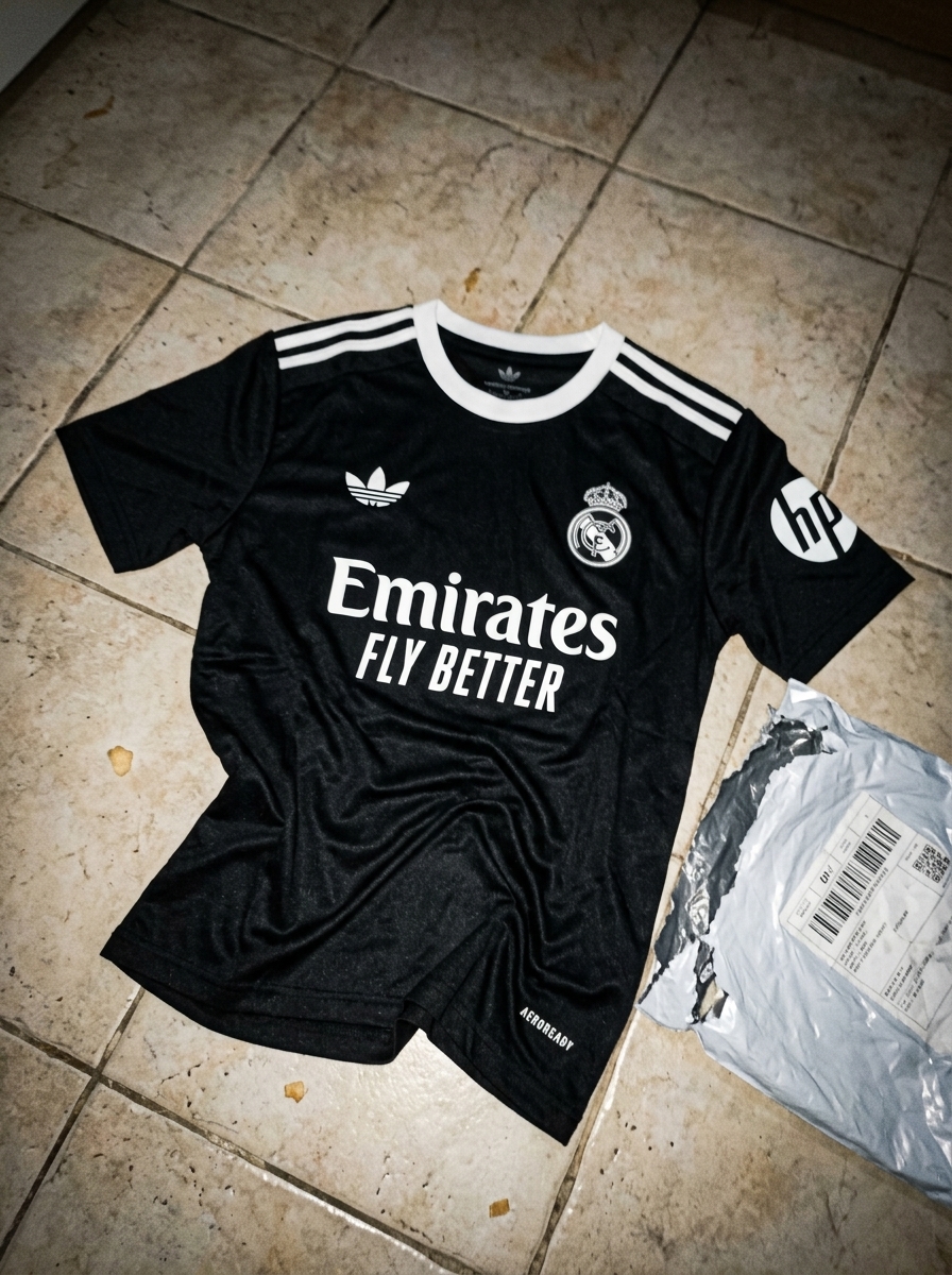 camisa preta real madrid - depoimento real de cliente 2