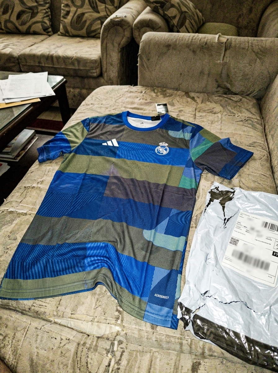 camisa de treino do real madrid - depoimento real de cliente 3