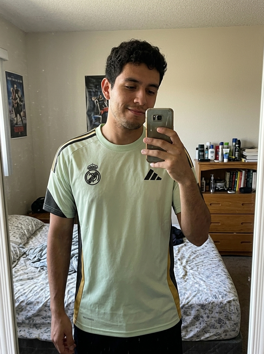 camisa de treino do real madrid - depoimento real de cliente 2