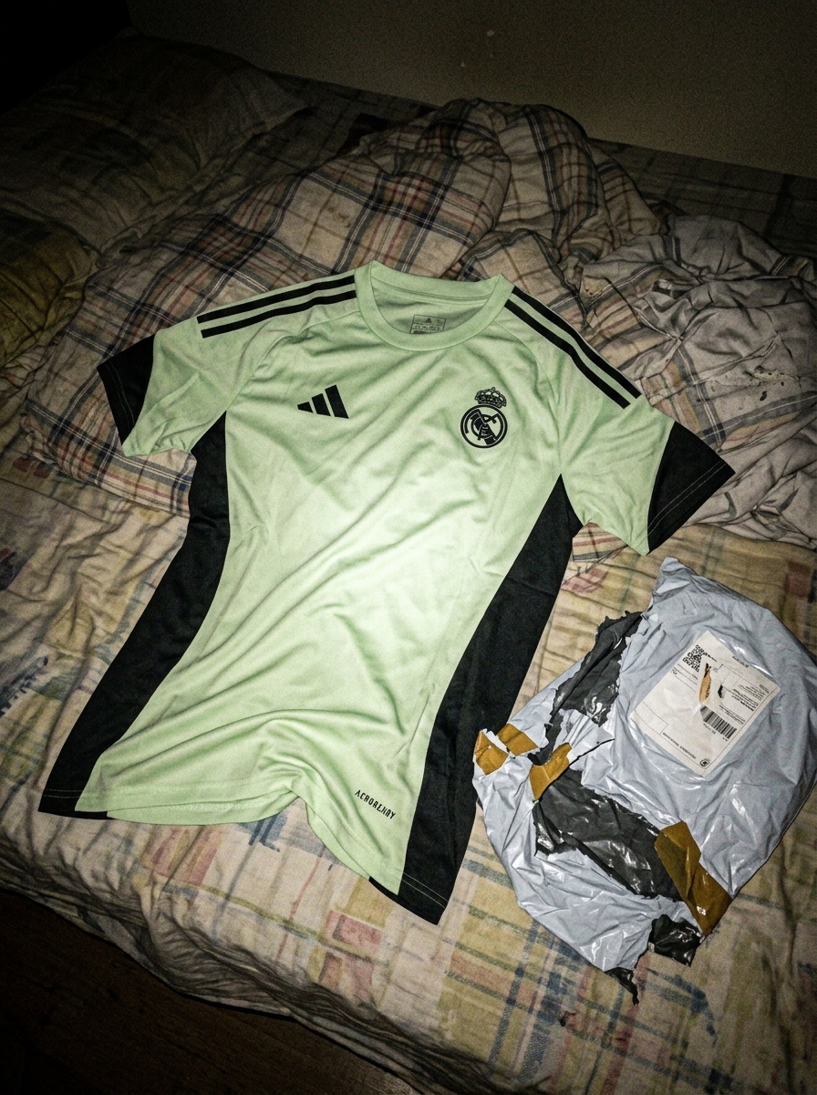 camisa de treino do real madrid - depoimento real de cliente 3