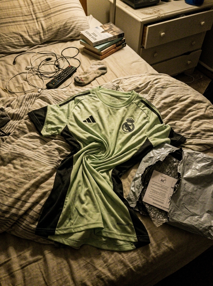 camisa de treino do real madrid - depoimento real de cliente 4