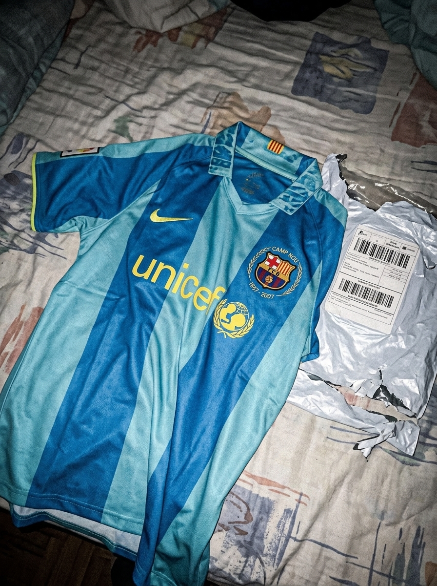camisa retro barcelona messi - depoimento real de cliente 2
