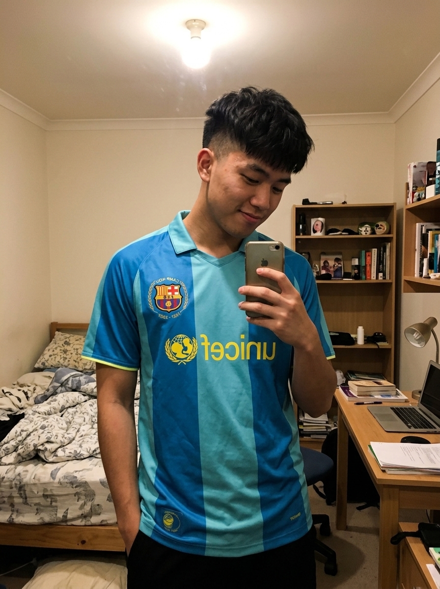 camisa retro barcelona messi - depoimento real de cliente 3