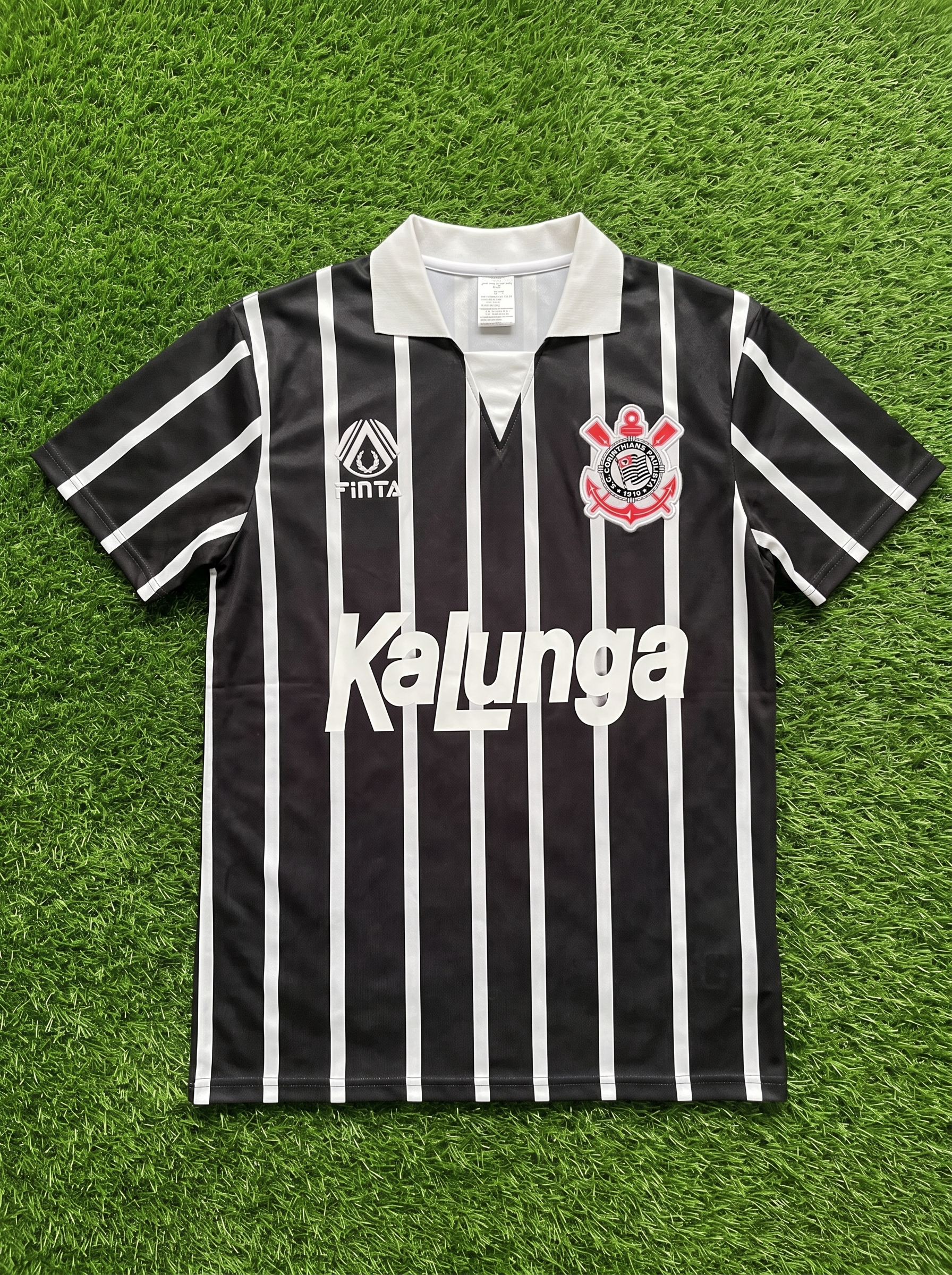 camisa corinthians preta retro